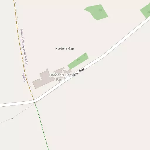 Map of Harden's Gap