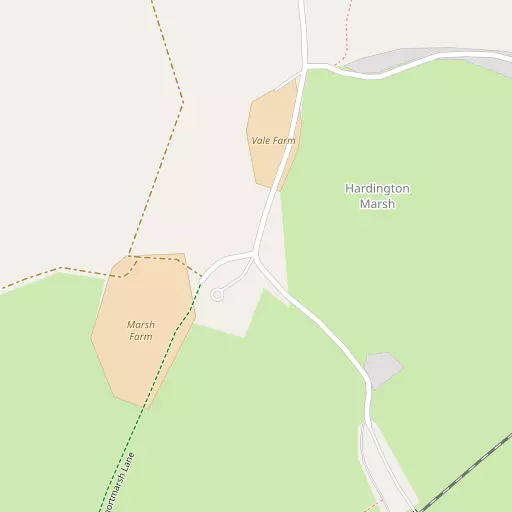 Map of Hardington Marsh