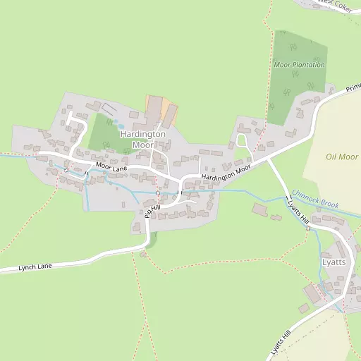 Map of Hardington Moor