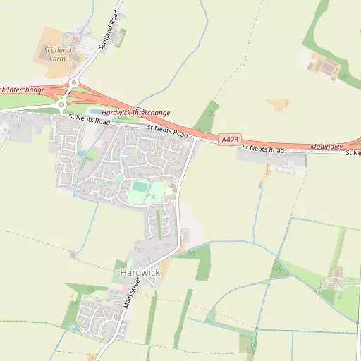 Map of Hardwick