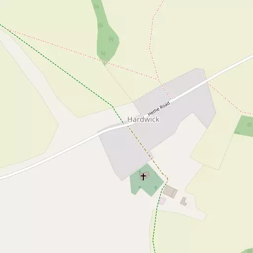 Map of Hardwick