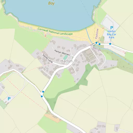 Map of Harlyn