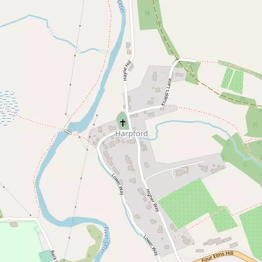 Map of Harpford