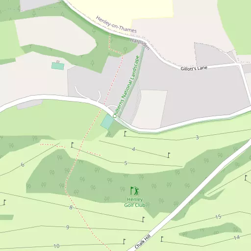 Map of Harpsden Bottom