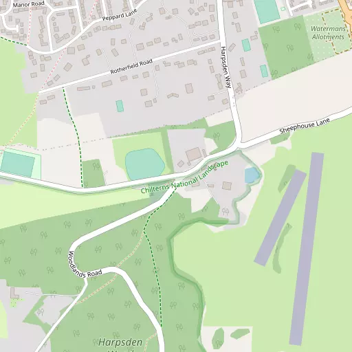 Map of Harpsden