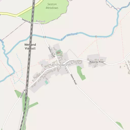 Map of Harringworth