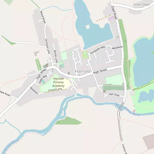 Map of Harrold