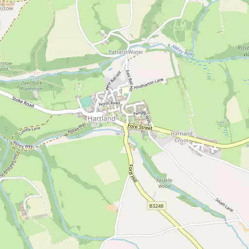 Map of Hartland