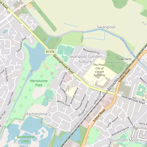 Map of Hartsholme