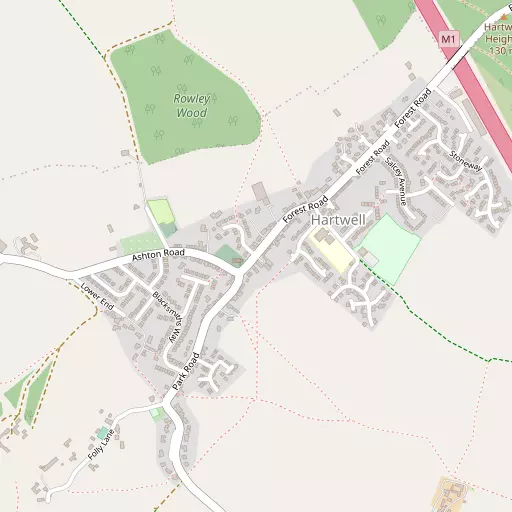 Map of Hartwell