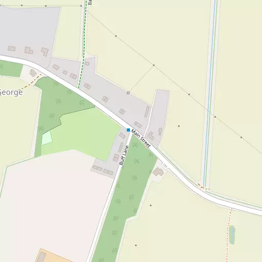 Map of Hatley St George