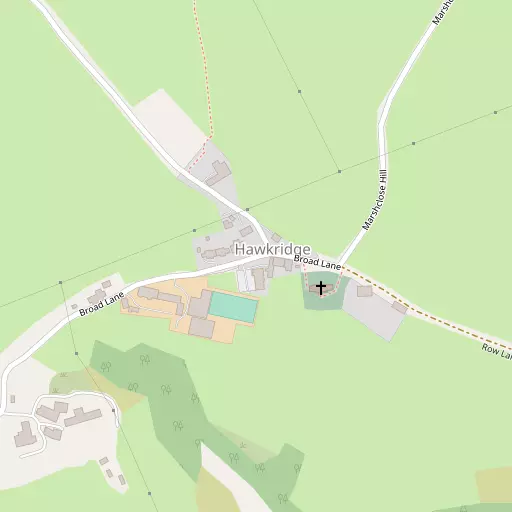 Map of Hawkridge