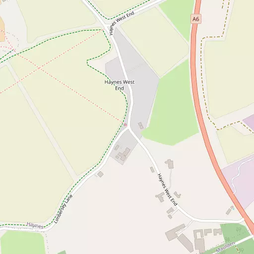 Map of Haynes West End