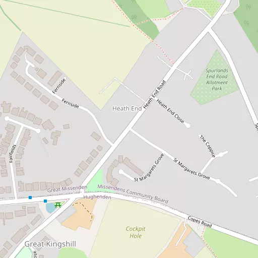 Map of Heath End