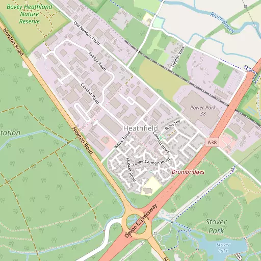Map of Heathfield