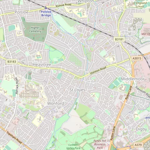 Map of Heavitree