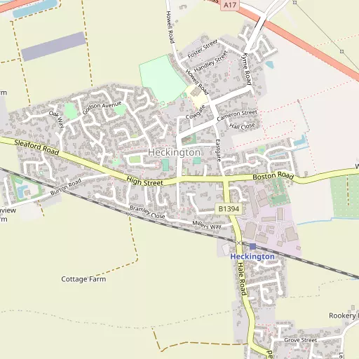 Map of Heckington