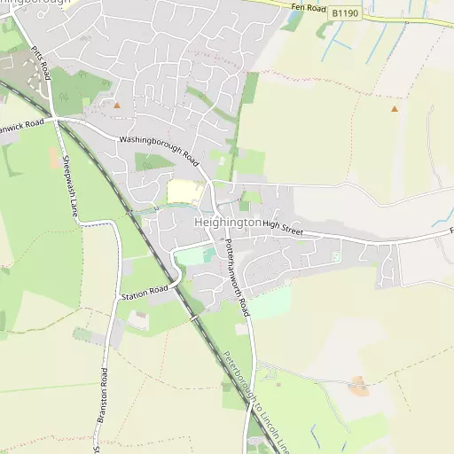 Map of Heighington