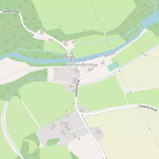 Map of Hellandbridge