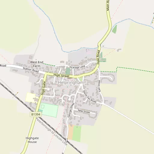 Map of Helpringham
