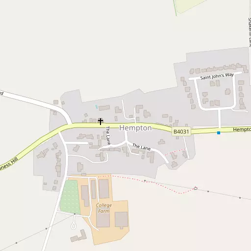 Map of Hempton