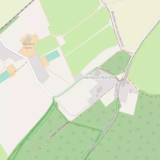 Map of Hempton Wainhill