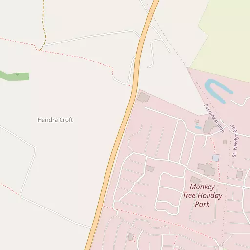 Map of Hendra Croft