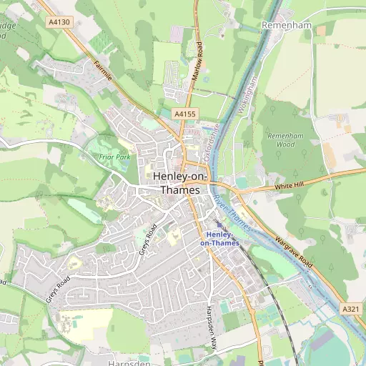 Map of Henley-on-Thames