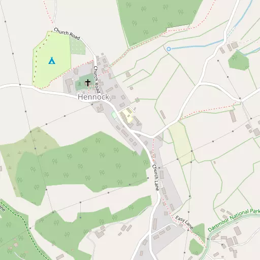 Map of Hennock