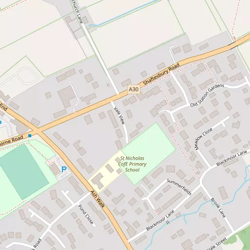 Map of Henstridge Ash