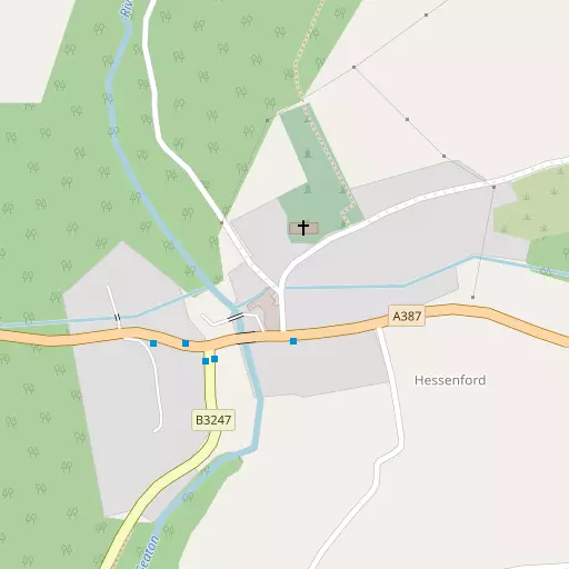 Map of Hessenford