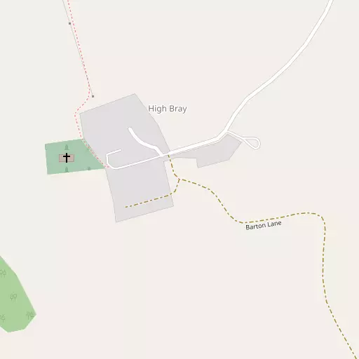 Map of High Bray