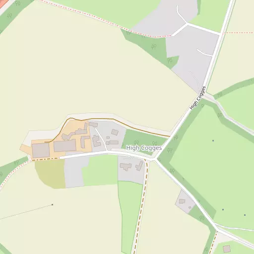 Map of High Cogges