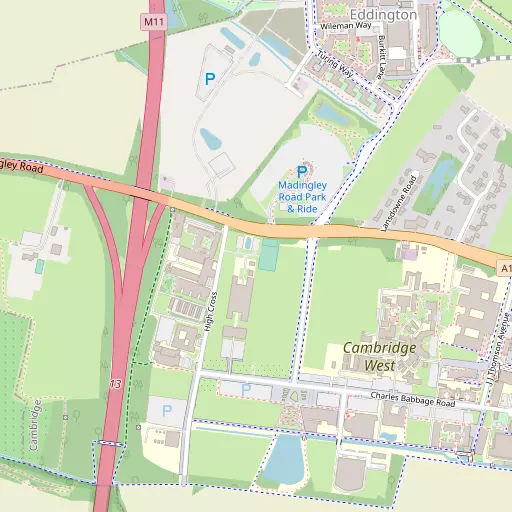 Map of High Cross