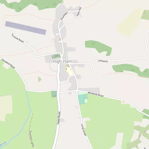 Map of High Ham
