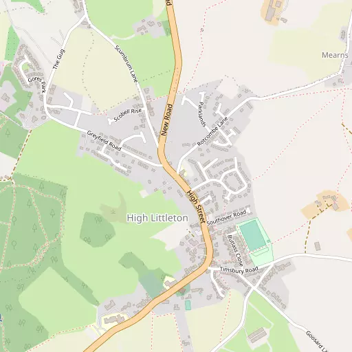 Map of High Littleton