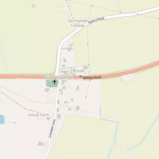 Map of High Toynton