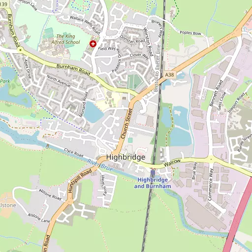 Map of Highbridge