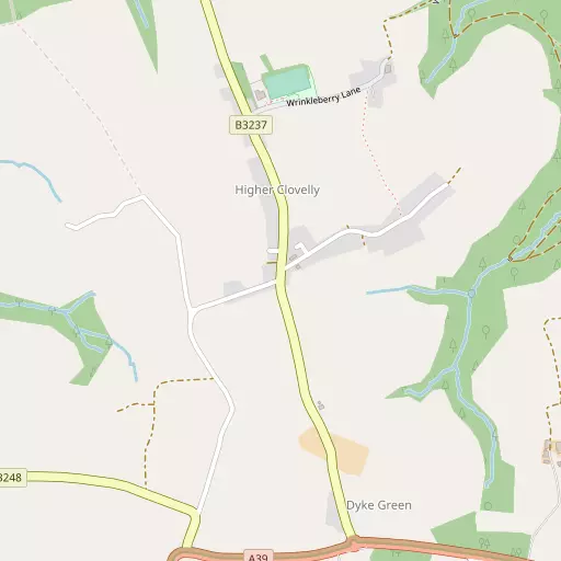 Map of Higher Clovelly