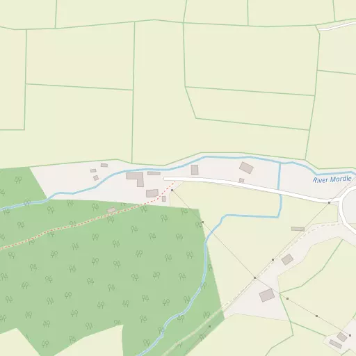 Map of Higher Coombe