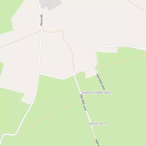 Map of Higher Foddington