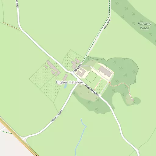 Map of Higher Halsway