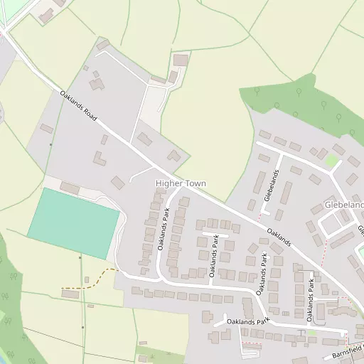Map of Higher Town