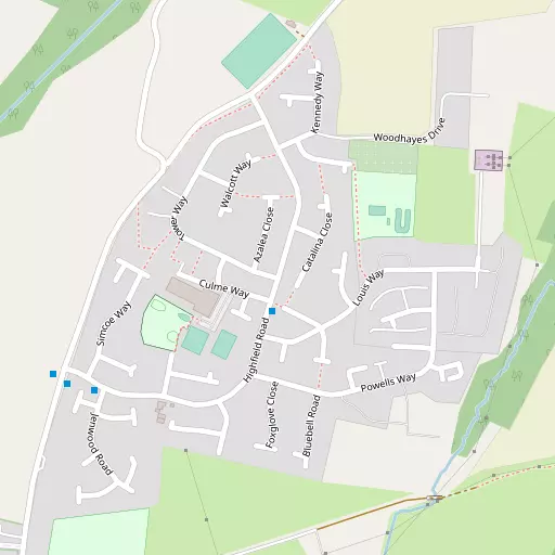 Map of Highfield