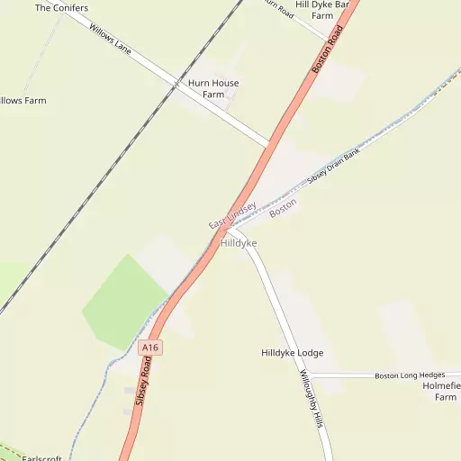 Map of Hilldyke