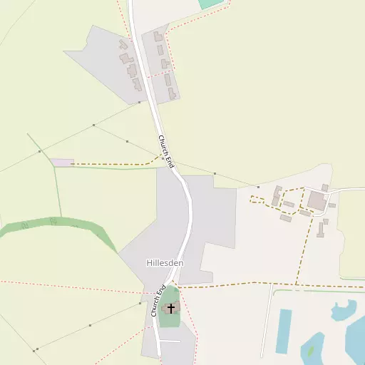 Map of Hillesden