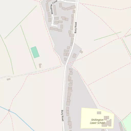 Map of Hillfoot End