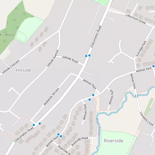 Map of Hillside