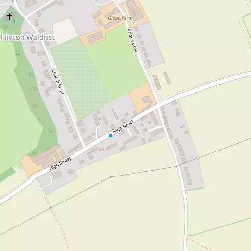 Map of Hinton Waldrist