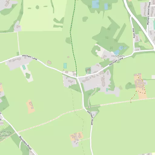 Map of Hitchambury